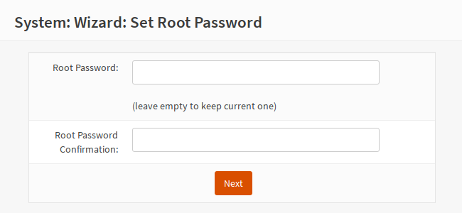 Root-Passwort setzen